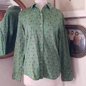 Cacties Button Up Western Top